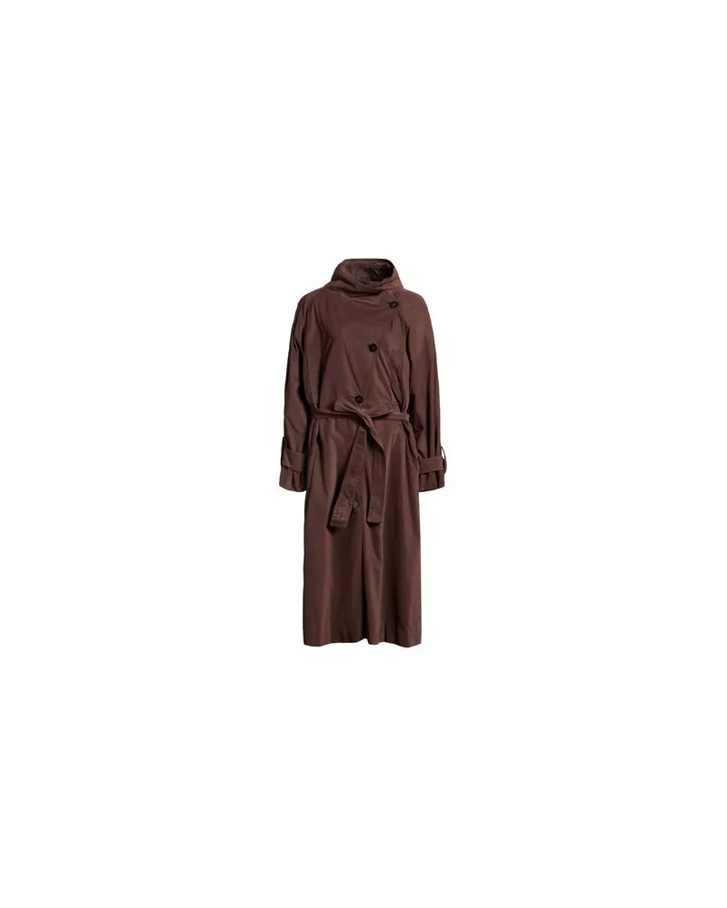 ALYSI CRÈME - JACKEN & MÄNTEL - Jacken, Mäntel & Trenchcoatsauf YOOX.COM Schokobraun