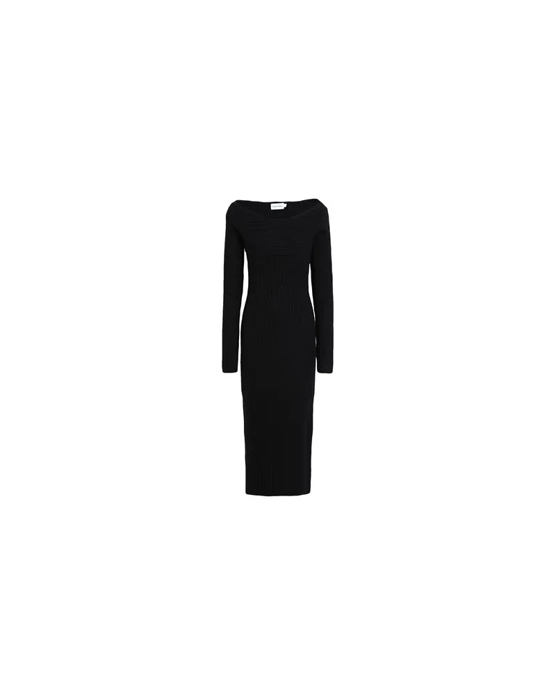 Calvin Klein KLEIDER - Midi-Kleiderauf YOOX.COM Schwarz