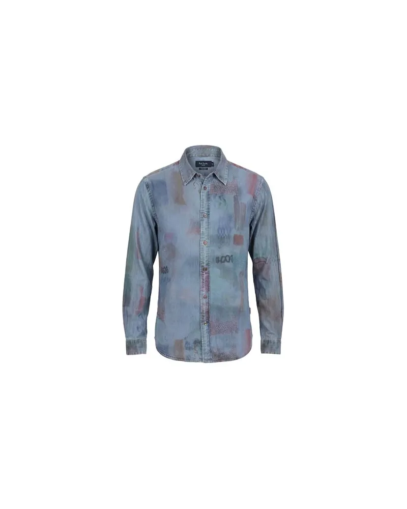 Paul Smith TOPS - Jeanshemdenauf YOOX.COM Blau