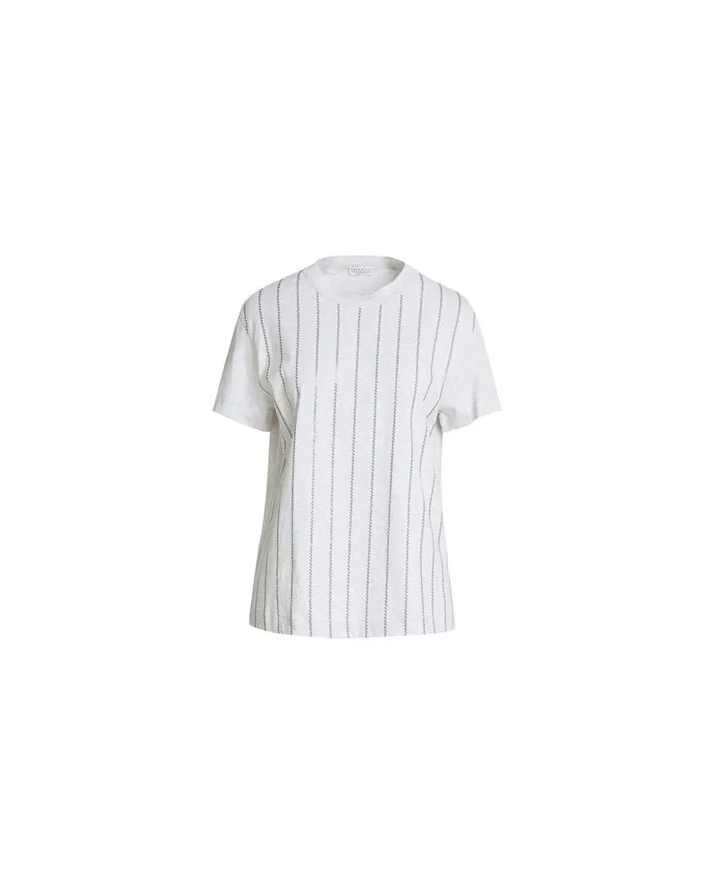 Brunello Cucinelli TOPS - T-shirtsauf YOOX.COM Hellgrau