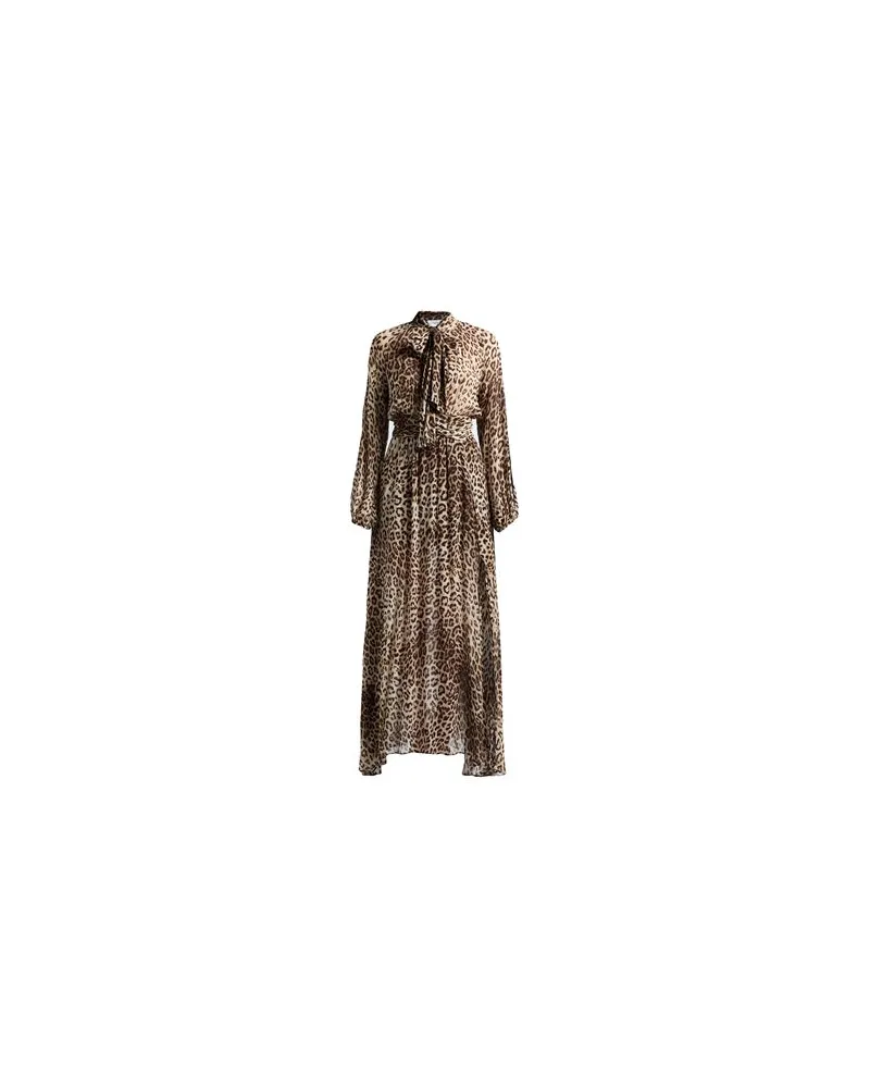 Anna Molinari KLEIDER - Maxi-Kleiderauf YOOX.COM Beige