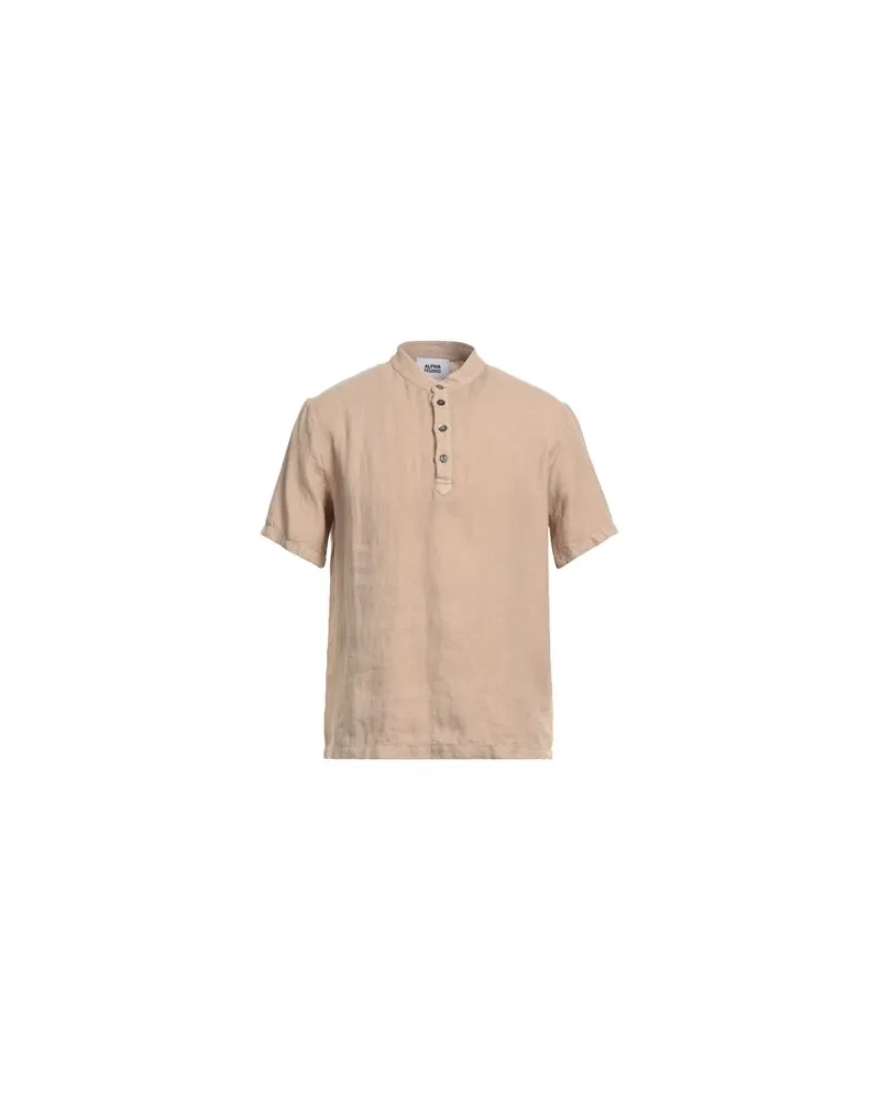 Alpha Studio TOPS - Hemdenauf YOOX.COM Sand