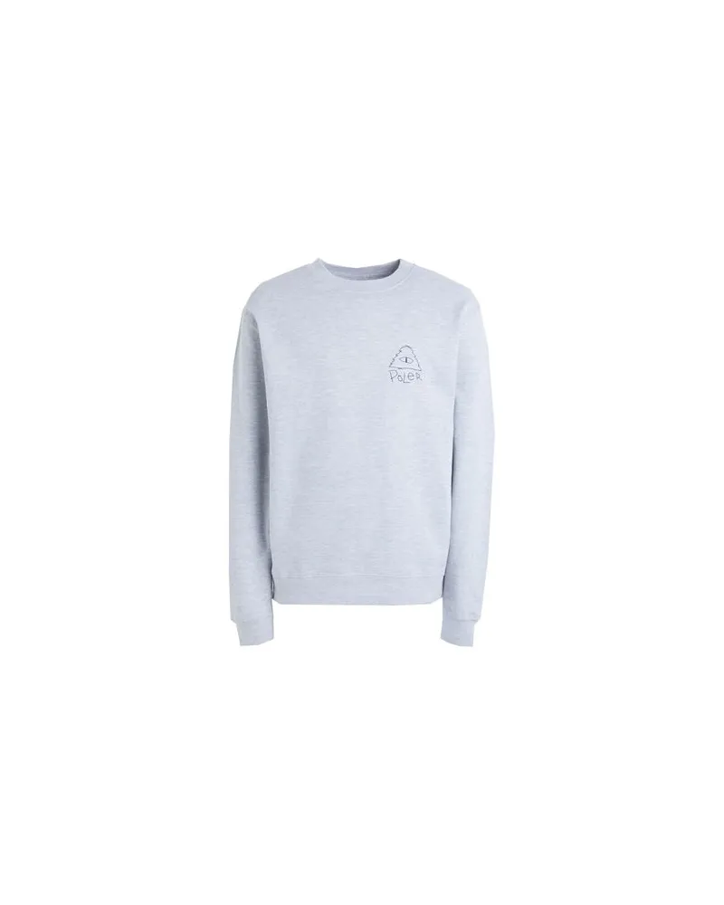 Poler Scribble Crew  - TOPS - Sweatshirtsauf YOOX.COM Hellgrau