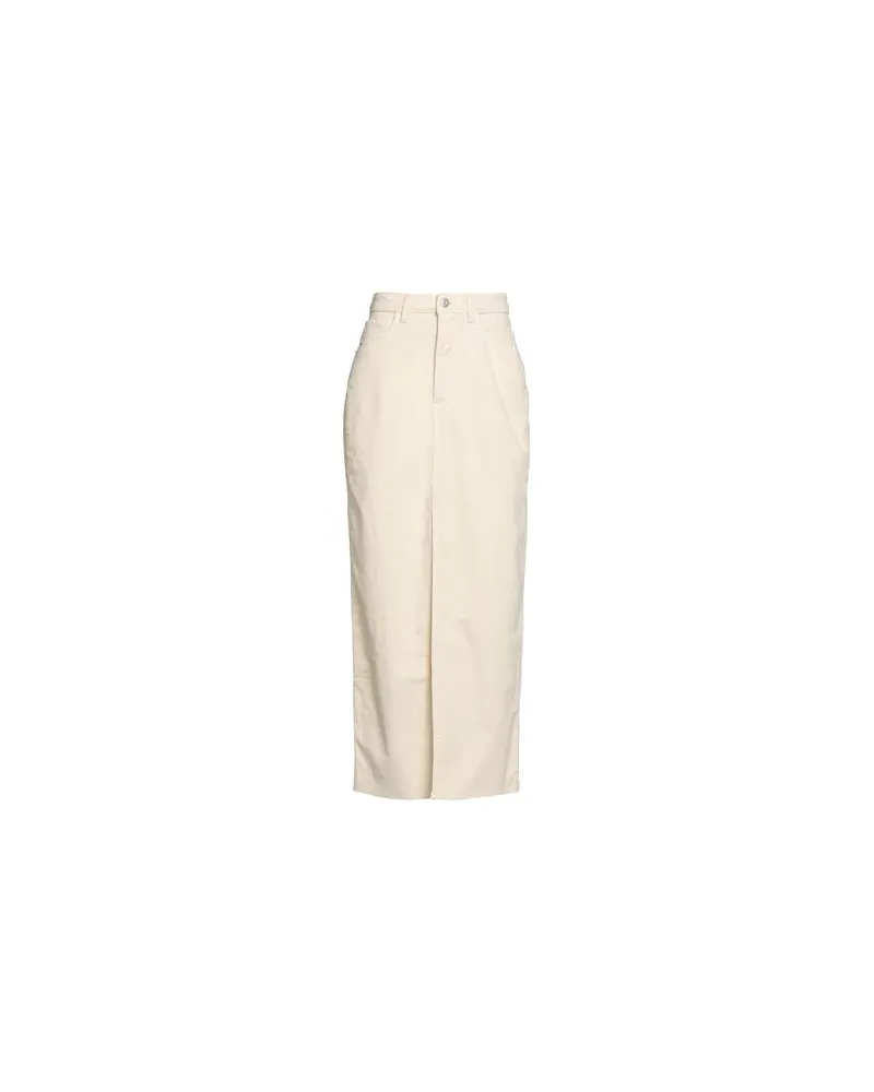 HAVEONE HOSEN & RÖCKE - Midi-Röckeauf YOOX.COM Cremeweiß