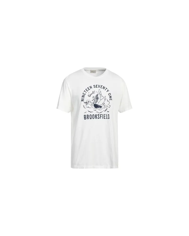 Brooksfield TOPS - T-shirtsauf YOOX.COM Weiß