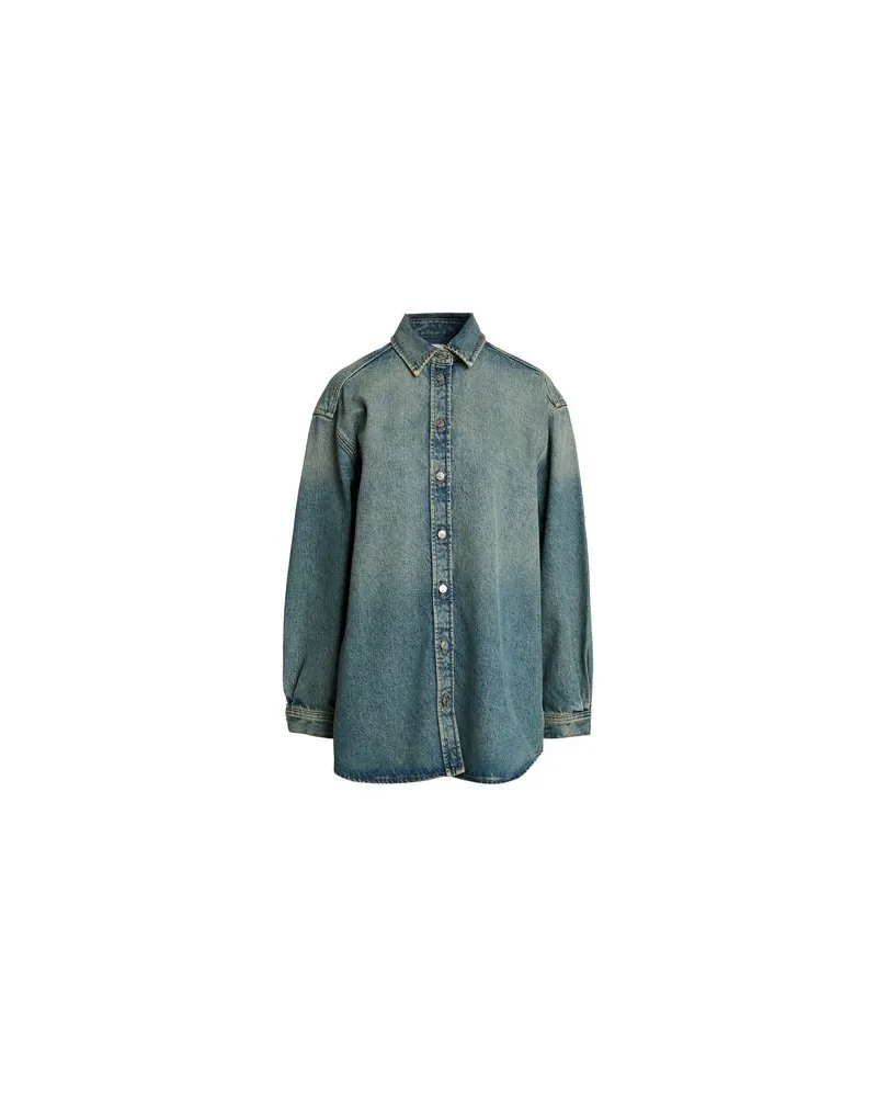 Samsøe & Samsøe JACKEN & MÄNTEL - Jeansjacken/Mäntelauf YOOX.COM Blau