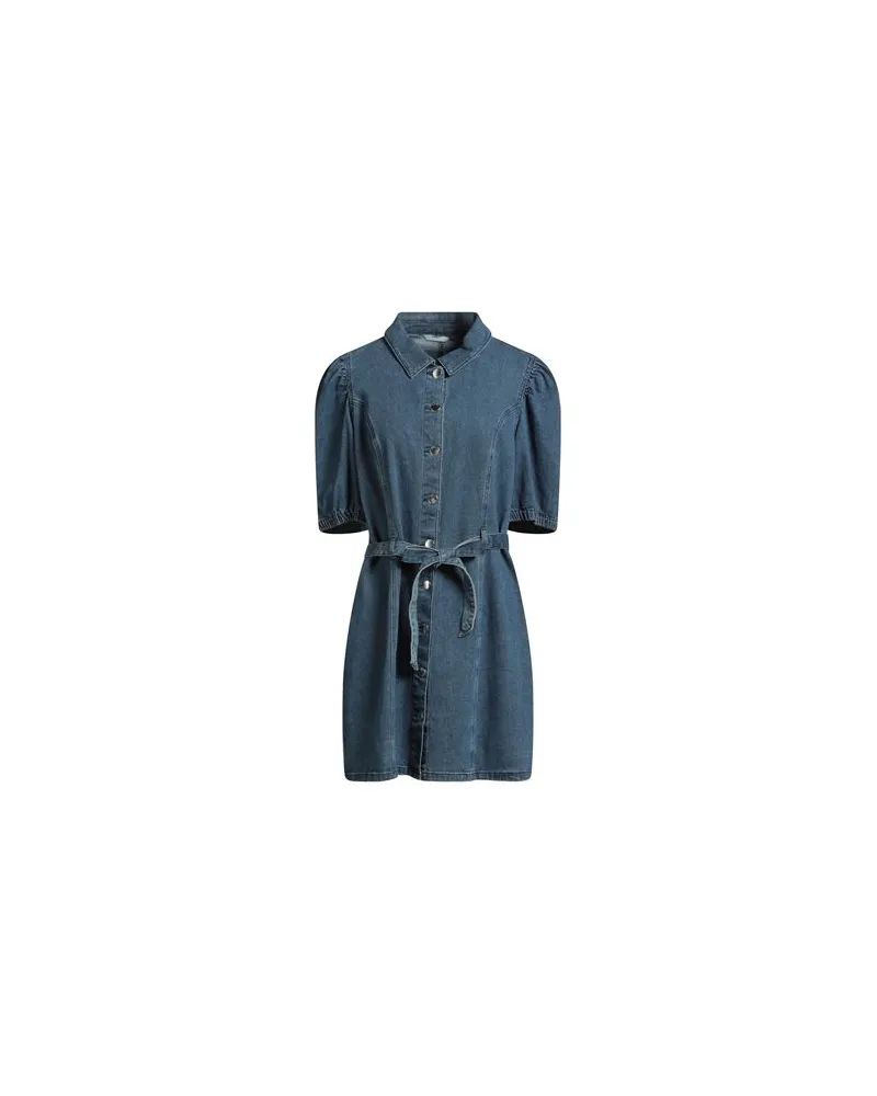 only BLUE DENIM - KLEIDER - Mini-Kleiderauf YOOX.COM Blau