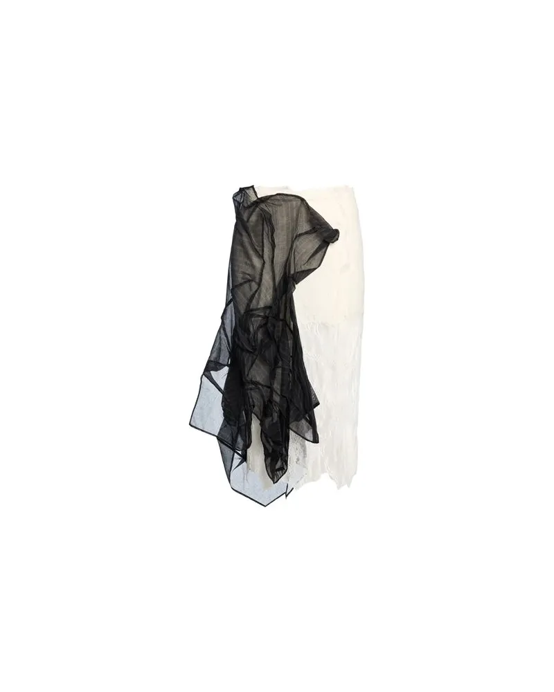 Yohji Yamamoto HOSEN & RÖCKE - Midi-Röckeauf YOOX.COM Schwarz