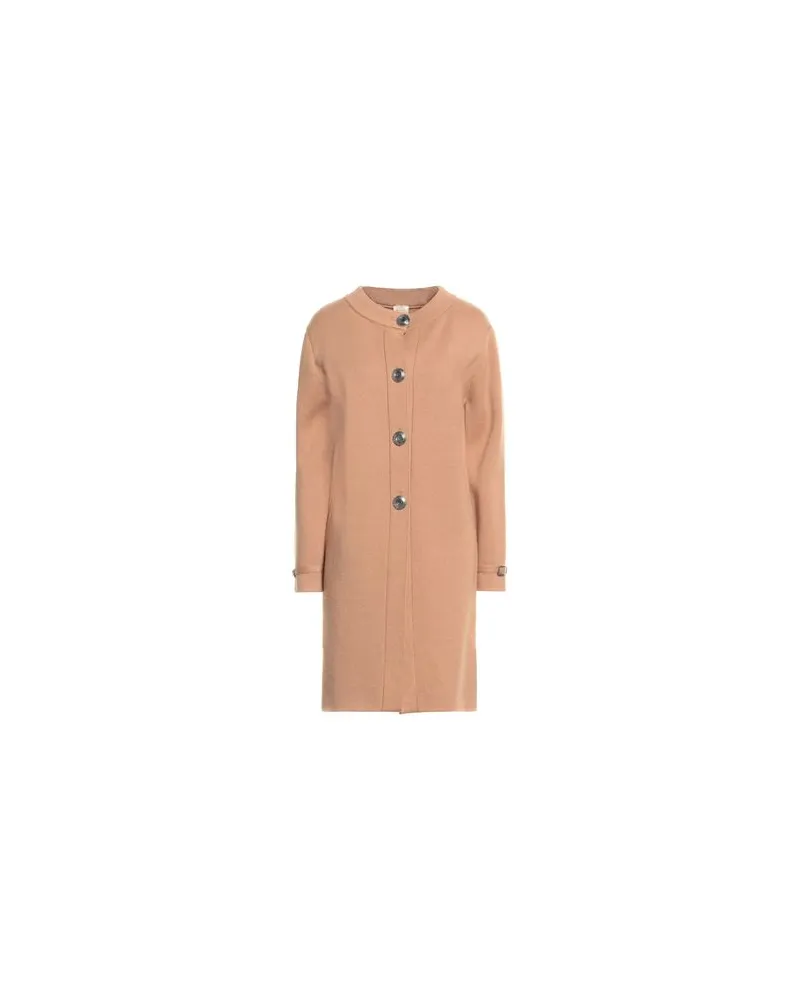 Siste's SISTE JACKEN & MÄNTEL - Mäntelauf YOOX.COM Kamel