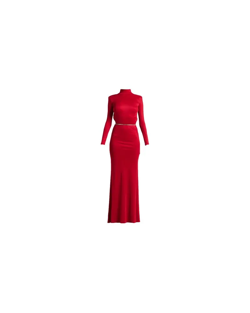Elisabetta Franchi KLEIDER - Maxi-Kleiderauf YOOX.COM Rot