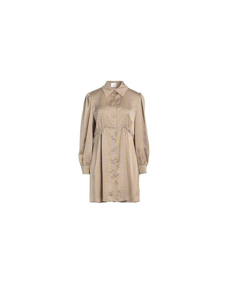 ANONYME designers KLEIDER - Mini-Kleiderauf YOOX.COM Gelb