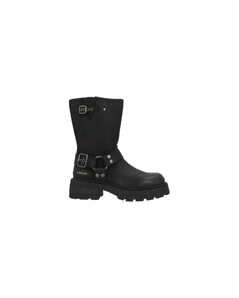 Replay SCHUHE - Stiefelettenauf YOOX.COM Schwarz