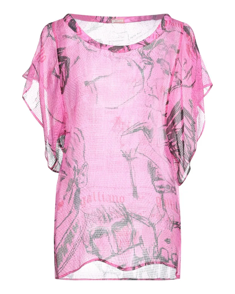 John Galliano Top Fuchsia