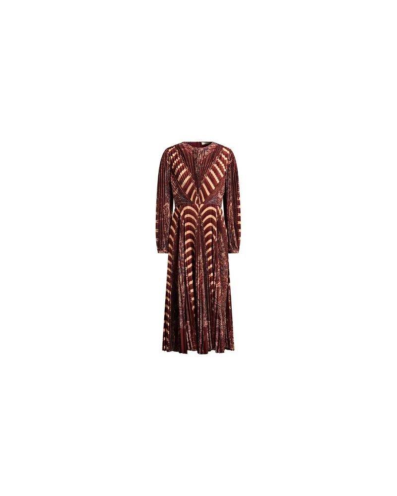 Ulla Johnson KLEIDER - Midi-Kleiderauf YOOX.COM Braun