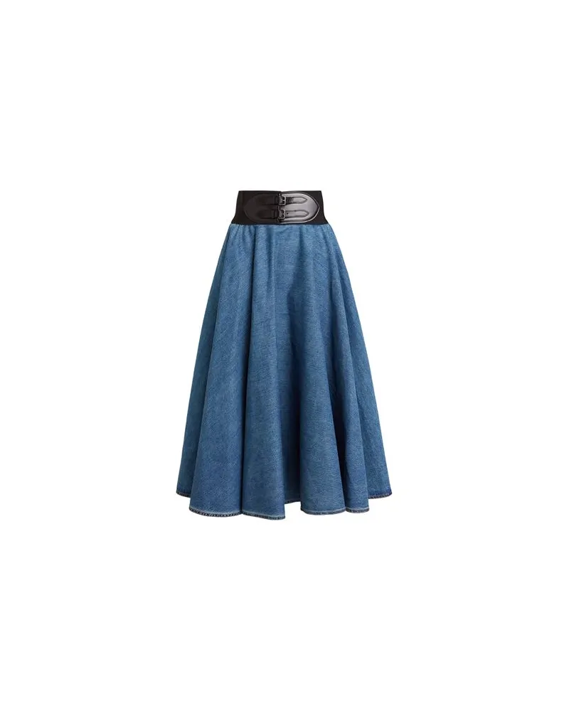 Alaïa HOSEN & RÖCKE - Midi-Röckeauf YOOX.COM Blau