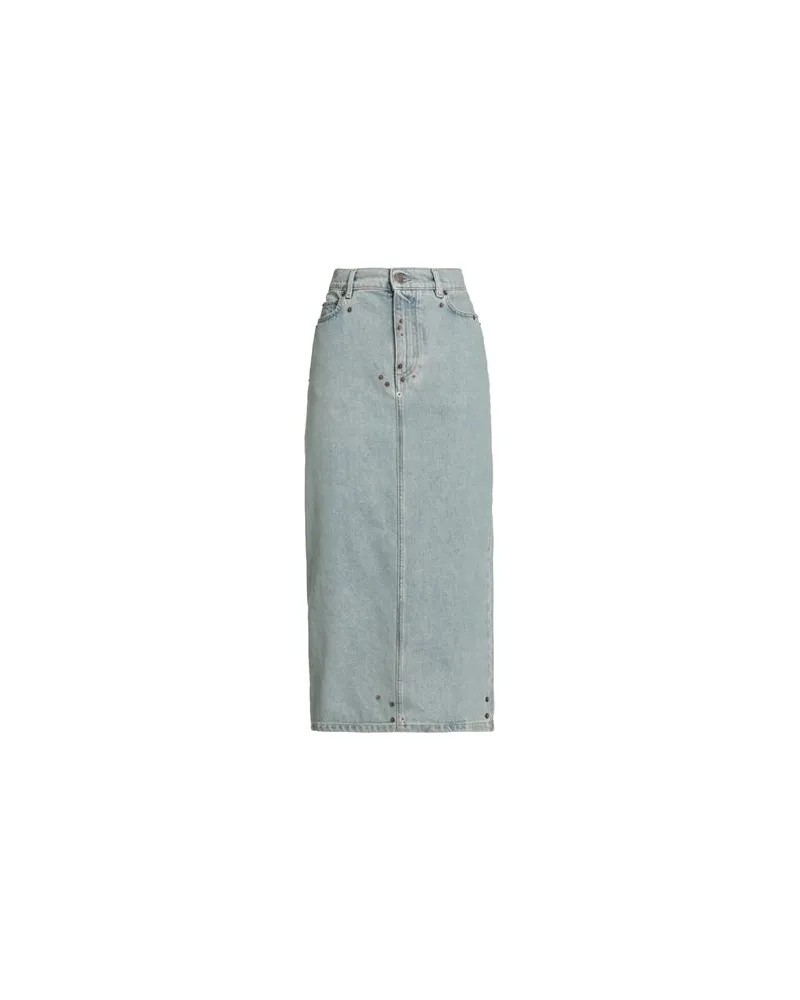 Moschino HOSEN & RÖCKE - Jeansröckeauf YOOX.COM Blau