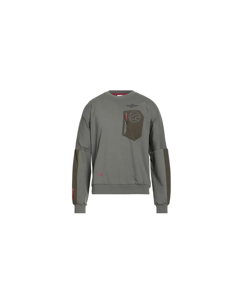 Aeronautica Militare TOPS - Sweatshirtsauf YOOX.COM Militärgrün