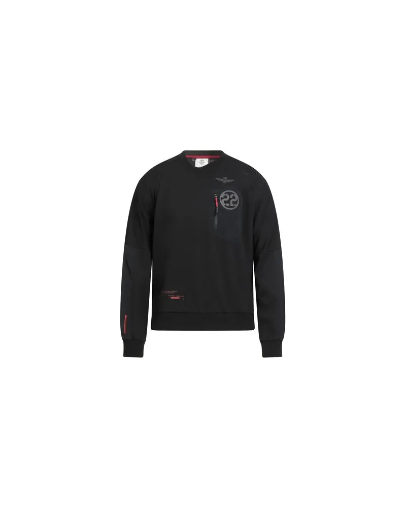 Aeronautica Militare TOPS - Sweatshirtsauf YOOX.COM Schwarz