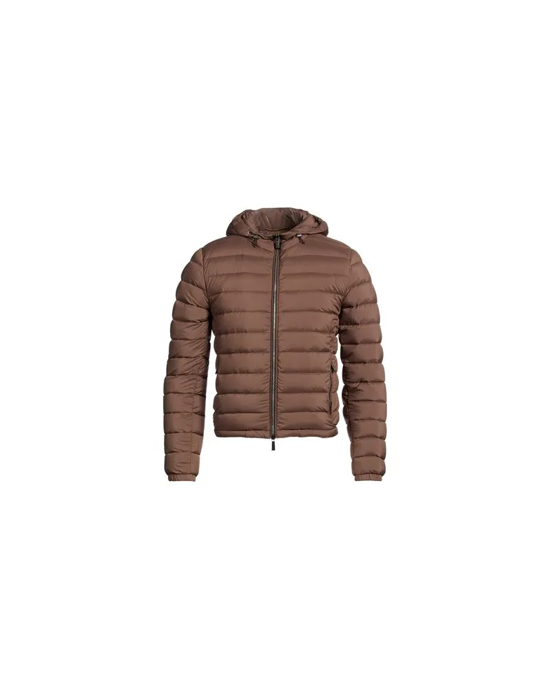 MOORER JACKEN & MÄNTEL - Pufferjacken & Daunenjackenauf YOOX.COM Braun