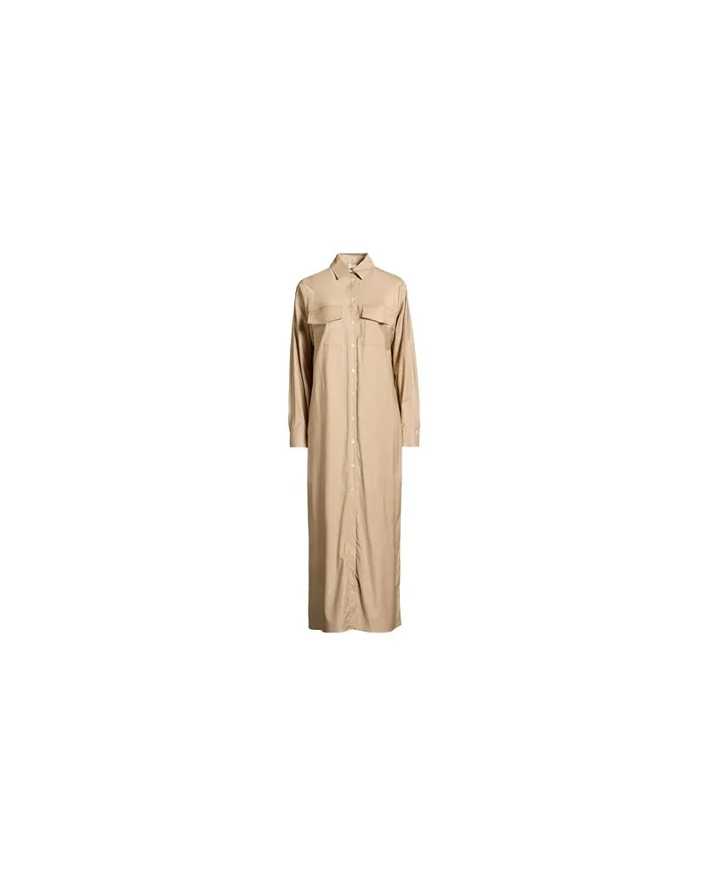 Eleventy KLEIDER - Maxi-Kleiderauf YOOX.COM Beige