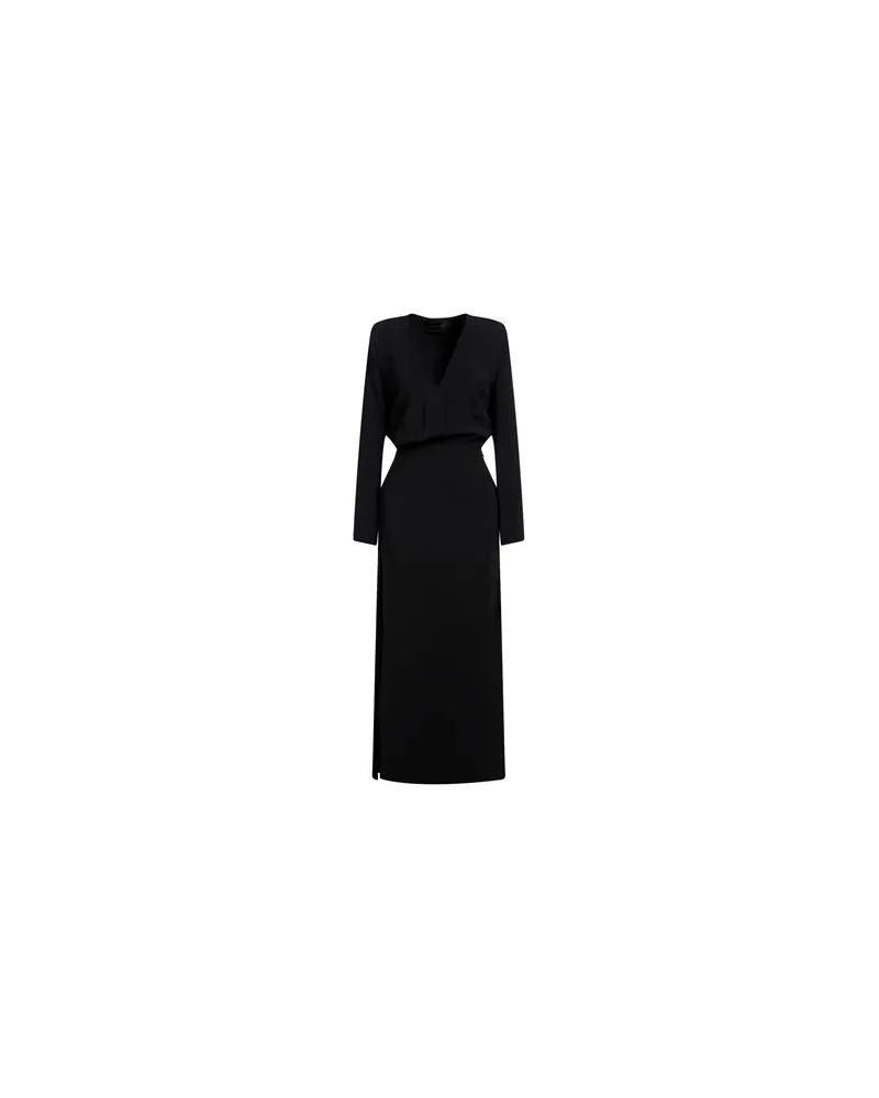 Federica Tosi KLEIDER - Maxi-Kleiderauf YOOX.COM Schwarz