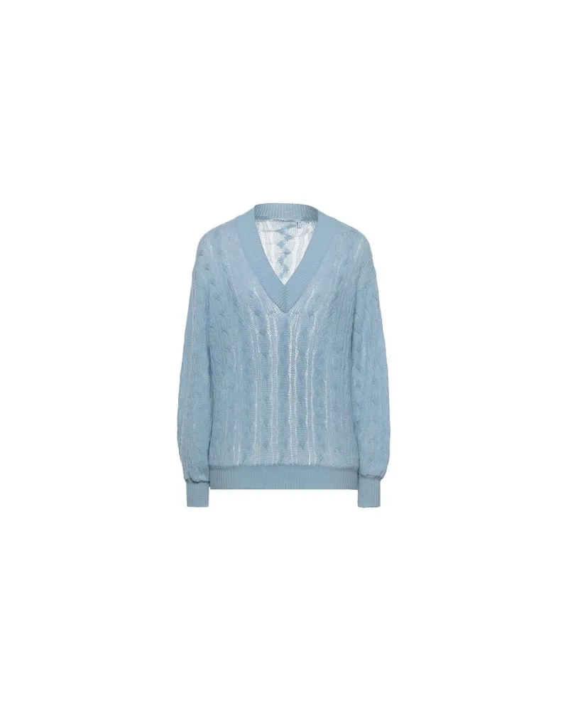 AGNONA STRICKWAREN - Pulloverauf YOOX.COM Himmelblau