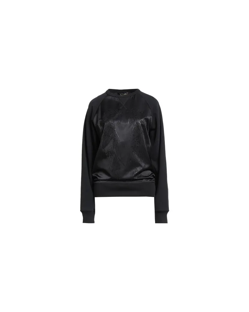 Roberto Cavalli TOPS - Sweatshirtsauf YOOX.COM Schwarz