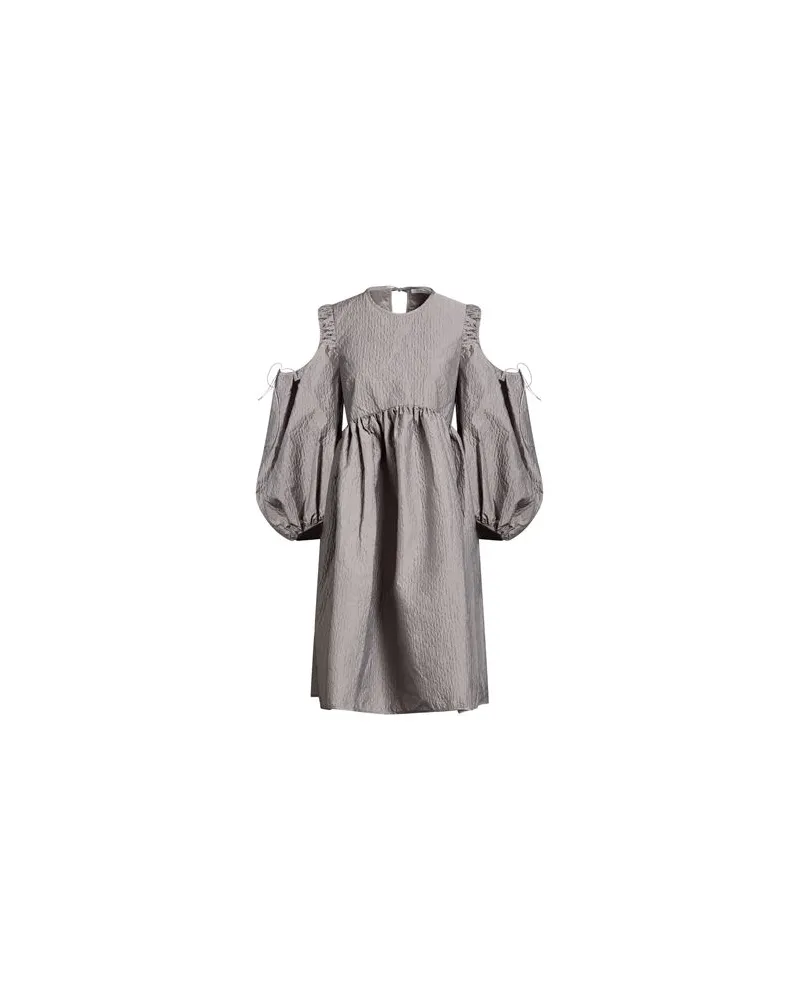 Cecilie Bahnsen KLEIDER - Midi-Kleiderauf YOOX.COM Grau
