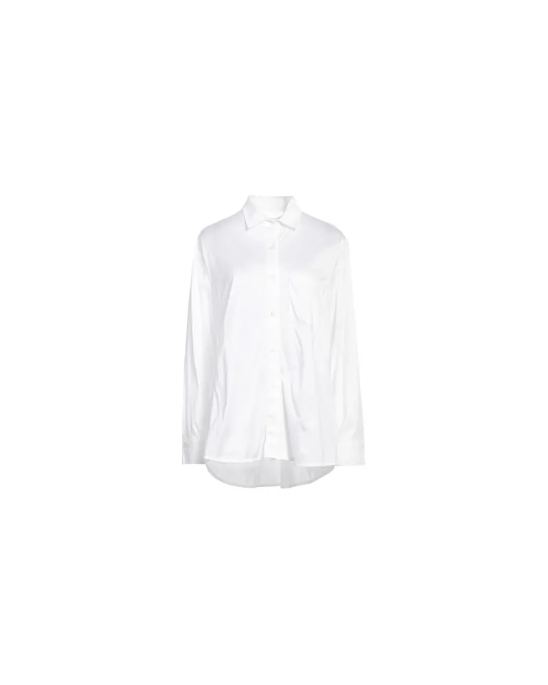 CIRCOLO 1901 TOPS - Hemdenauf YOOX.COM Weiß