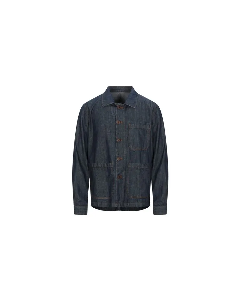 LARDINI JACKEN & MÄNTEL - Jeansjacken/Mäntelauf YOOX.COM Blau