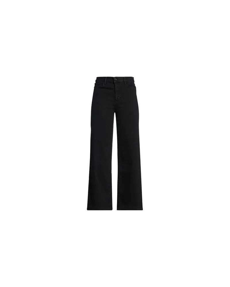 Frame Denim LE SLIM PALAZZO WIDE HEM - HOSEN & RÖCKE - Jeanshosenauf YOOX.COM Schwarz