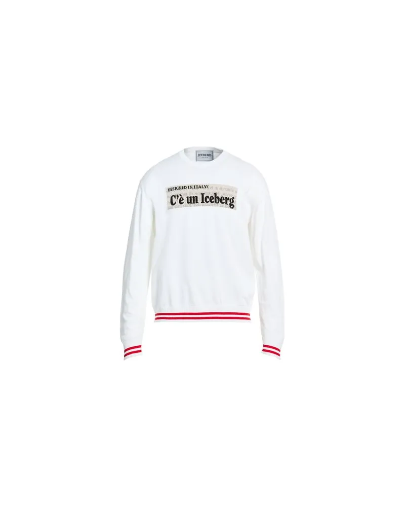 Iceberg MAGLIA GIROCOLLO  - STRICKWAREN - Pulloverauf YOOX.COM Weiß