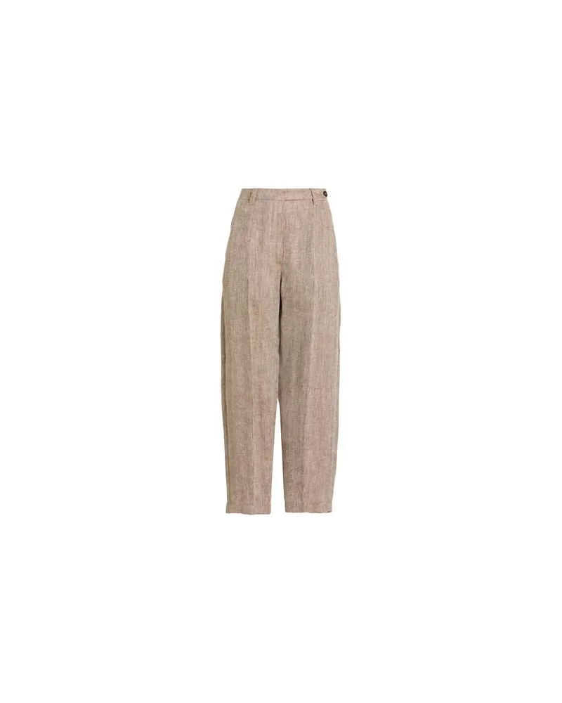 Brunello Cucinelli HOSEN & RÖCKE - Hosenauf YOOX.COM Sand