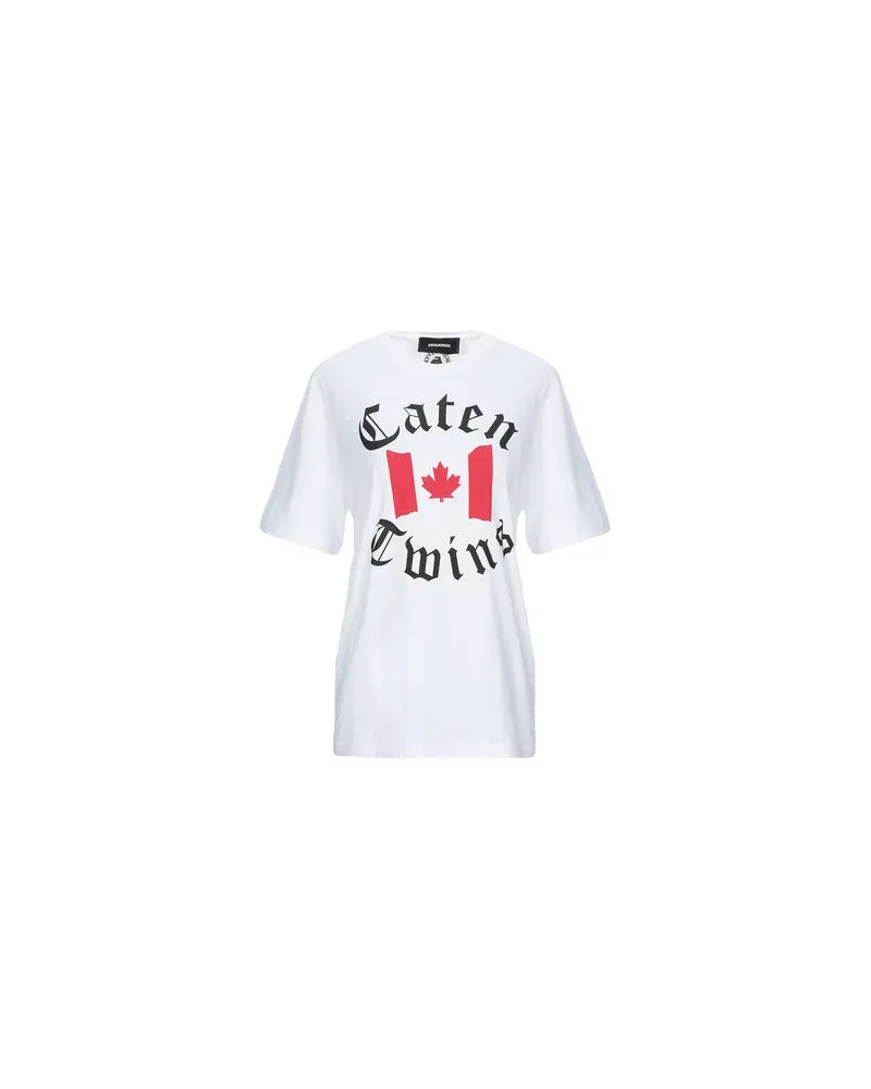 Dsquared2 TOPS - T-shirtsauf YOOX.COM Weiß