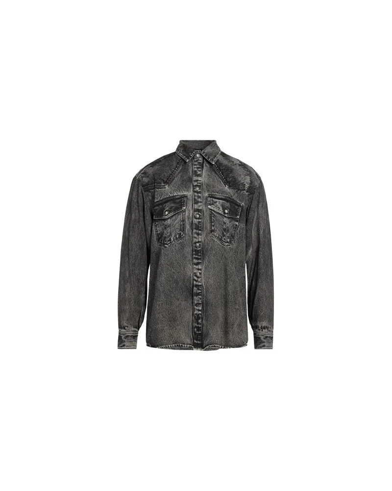 Diesel TOPS - Jeanshemdenauf YOOX.COM Braungrau