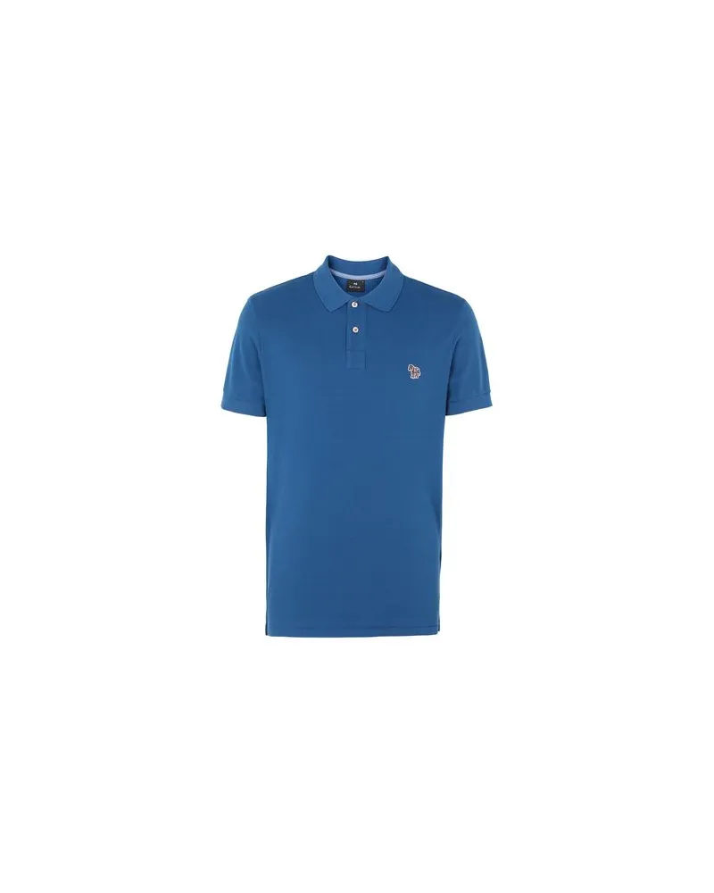 Paul Smith MENS SLIM FIT POLO SHIRT  - TOPS - Poloshirtsauf YOOX.COM Blau