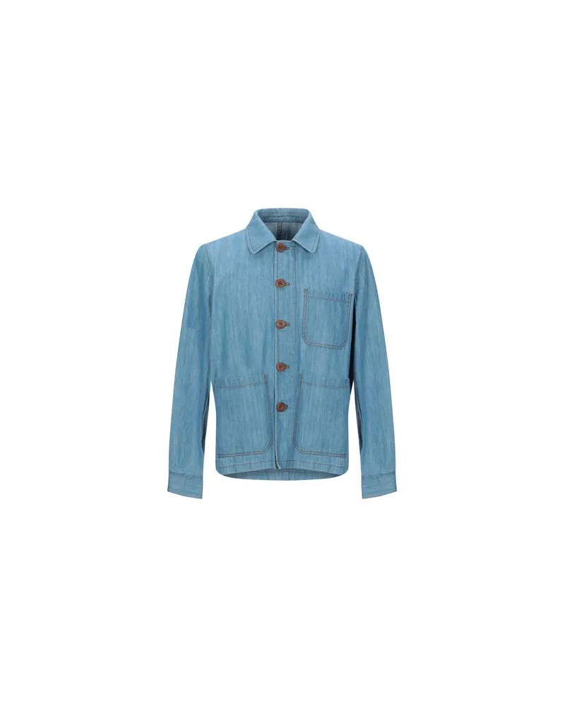 LARDINI JACKEN & MÄNTEL - Jeansjacken/Mäntelauf YOOX.COM Blau