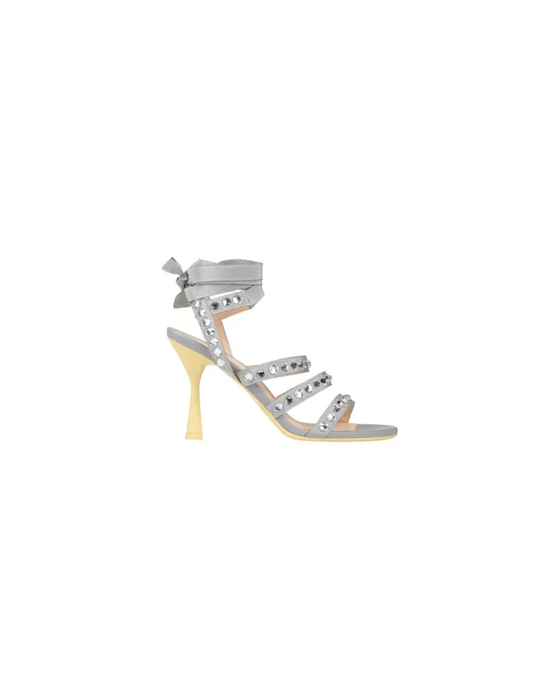 Attilio Giusti Leombruni SCHUHE - Sandalenauf YOOX.COM Hellgrau