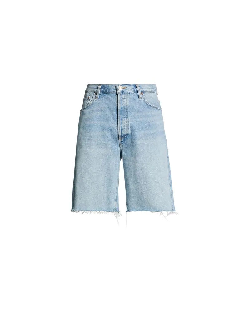 AGOLDE HOSEN & RÖCKE - Jeansshortsauf YOOX.COM Blau