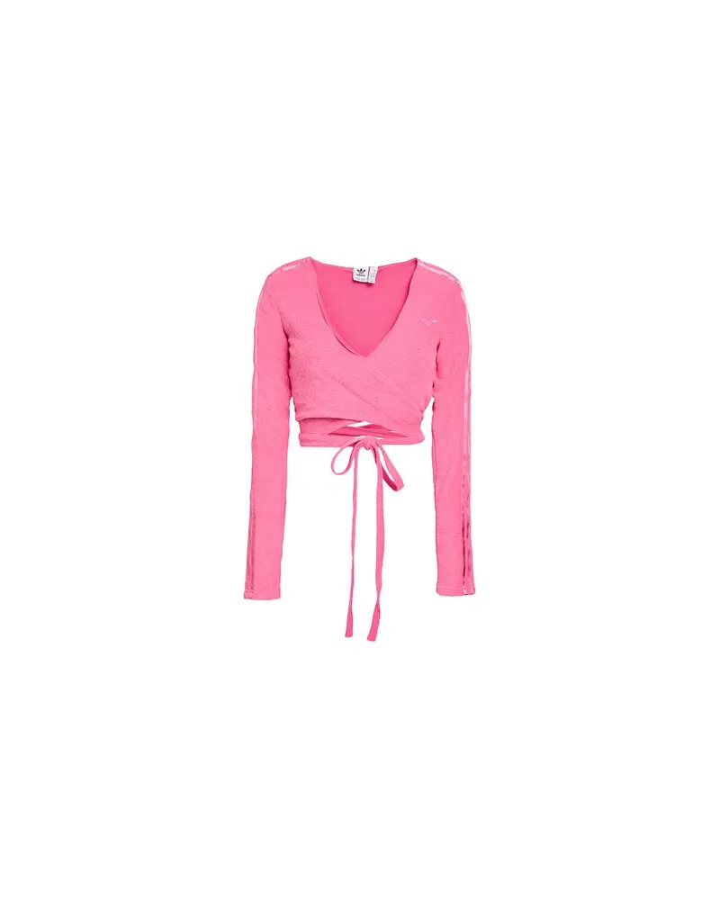 adidas CRDIGAN WRPARND  - TOPS - Topsauf YOOX.COM Rosa