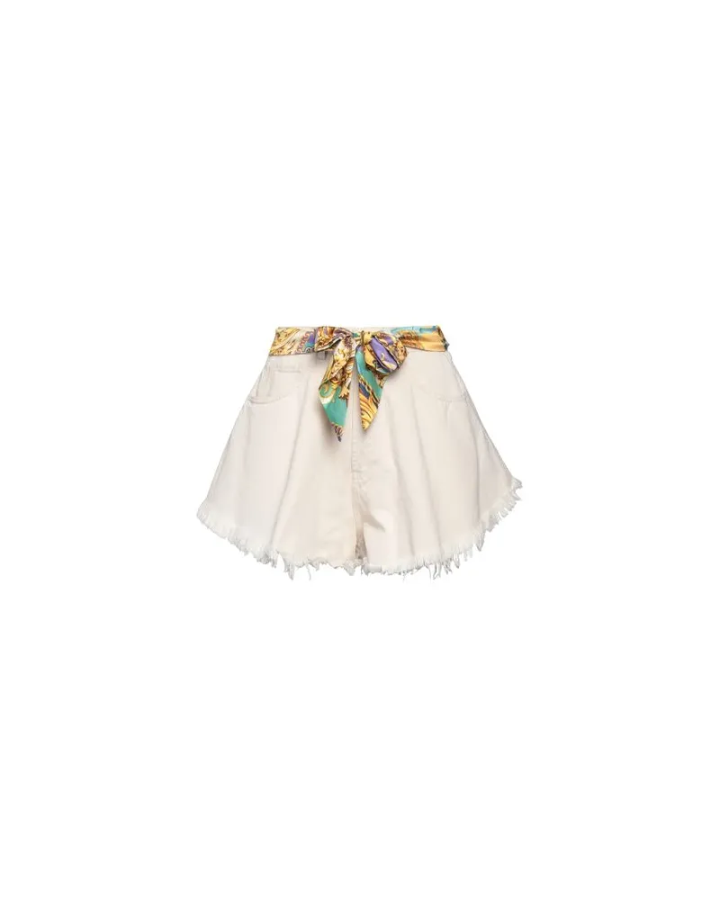 Forte Couture HOSEN & RÖCKE - Jeansshortsauf YOOX.COM Elfenbein