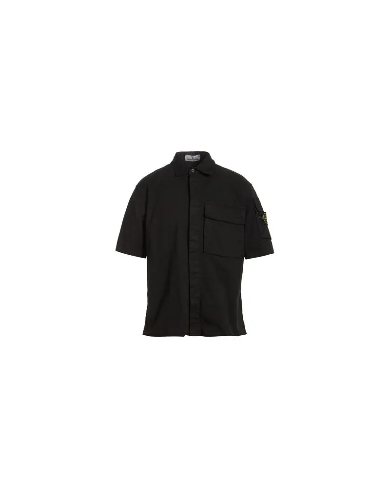 Stone Island TOPS - Hemdenauf YOOX.COM Schwarz