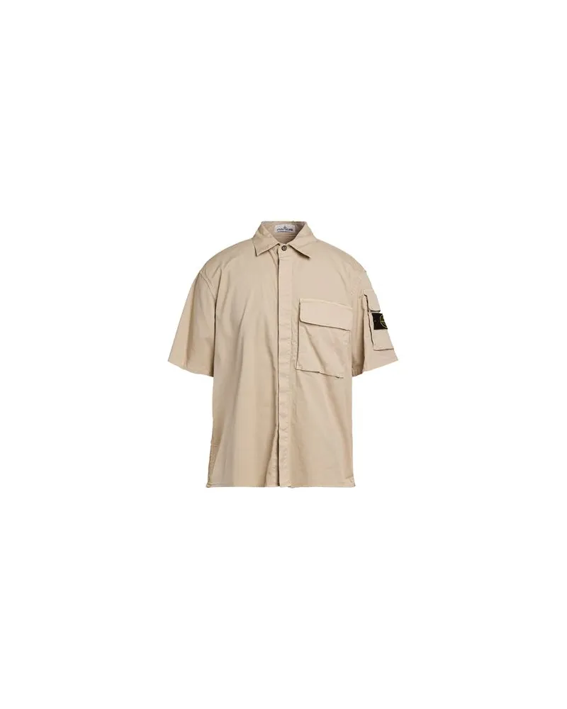Stone Island TOPS - Hemdenauf YOOX.COM Sand