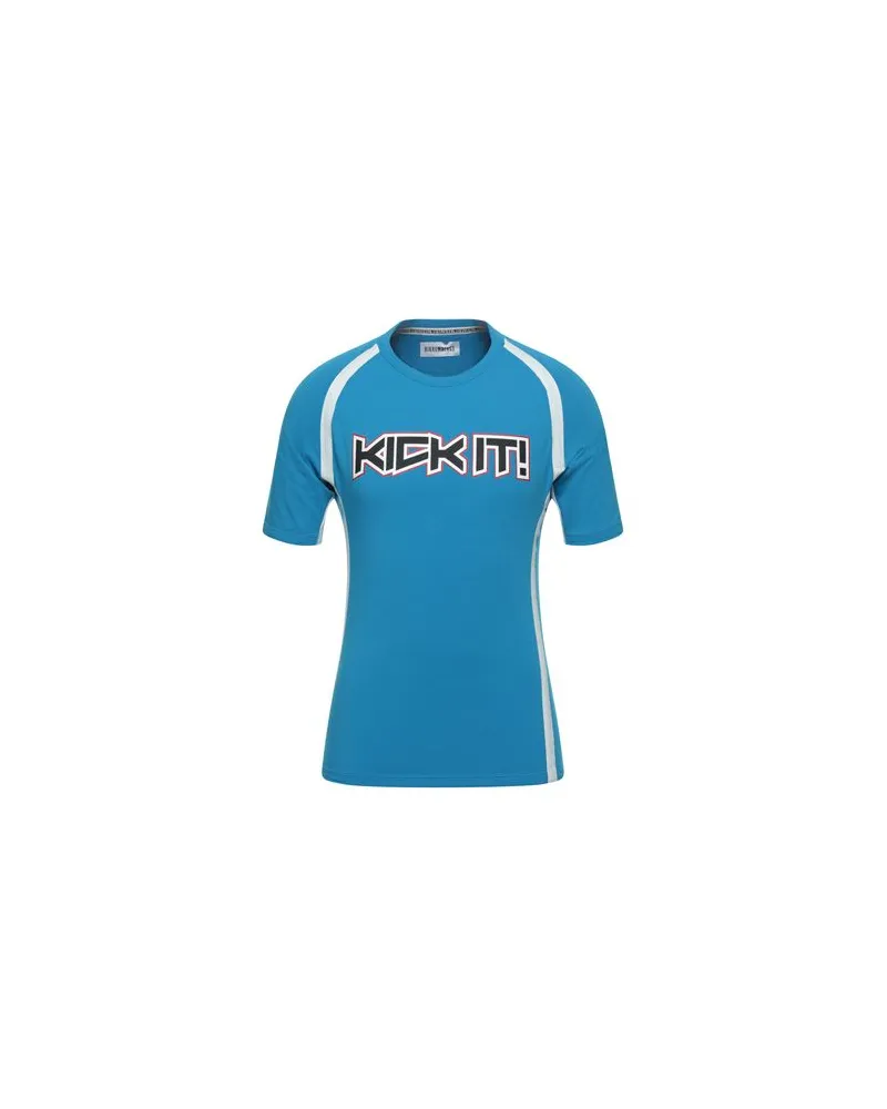 Bikkembergs TOPS - T-shirtsauf YOOX.COM Azurblau