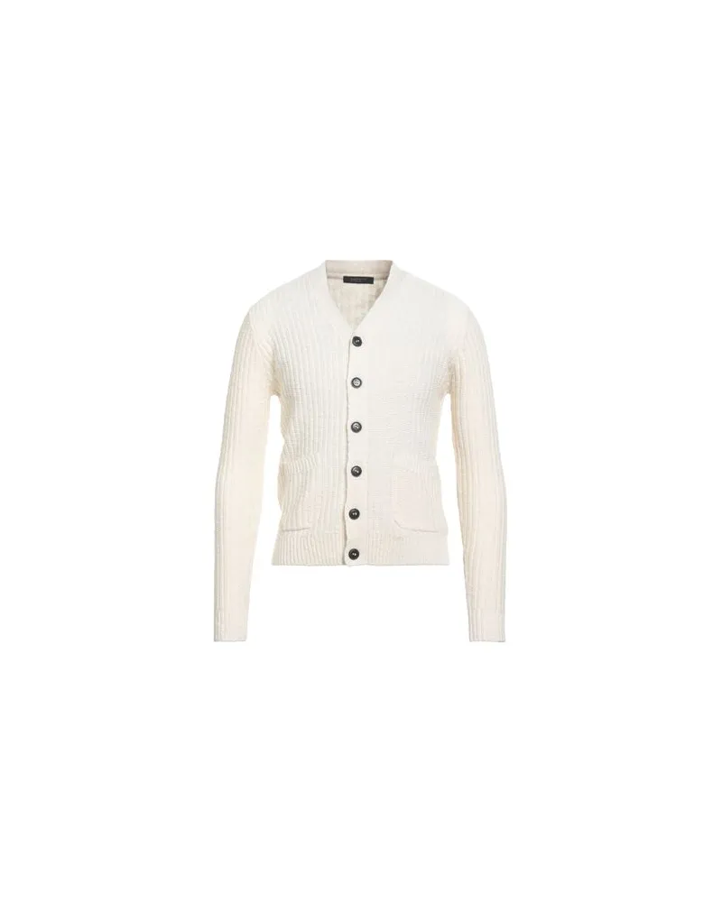 HAMAKI-HO STRICKWAREN - Strickjackenauf YOOX.COM Cremeweiß