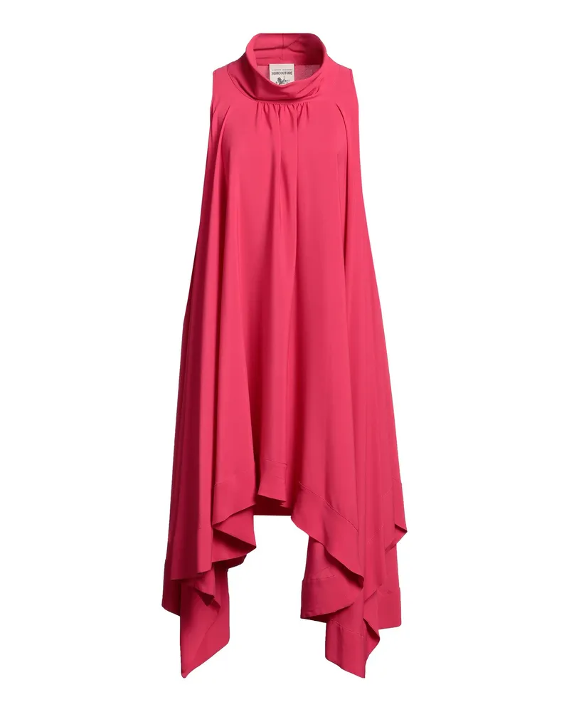 Semicouture Midi-Kleid Fuchsia