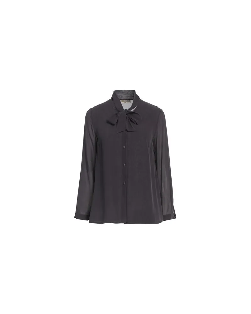 L'Autre Chose TOPS - Hemdenauf YOOX.COM Braungrau