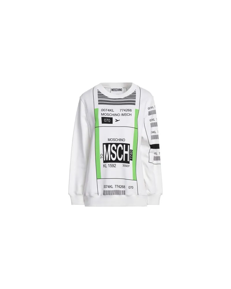 Moschino TOPS - Sweatshirtsauf YOOX.COM Weiß