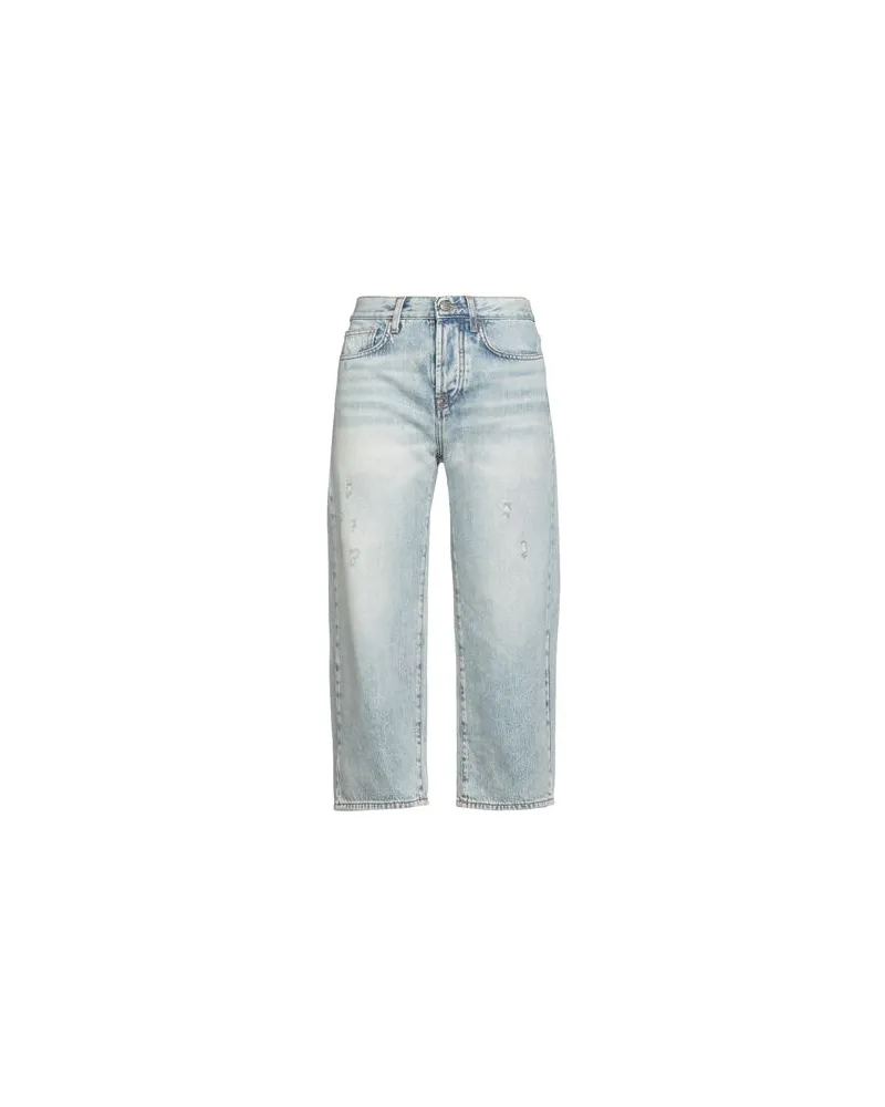 Roy Roger's HOSEN & RÖCKE - Jeanshosenauf YOOX.COM Blau