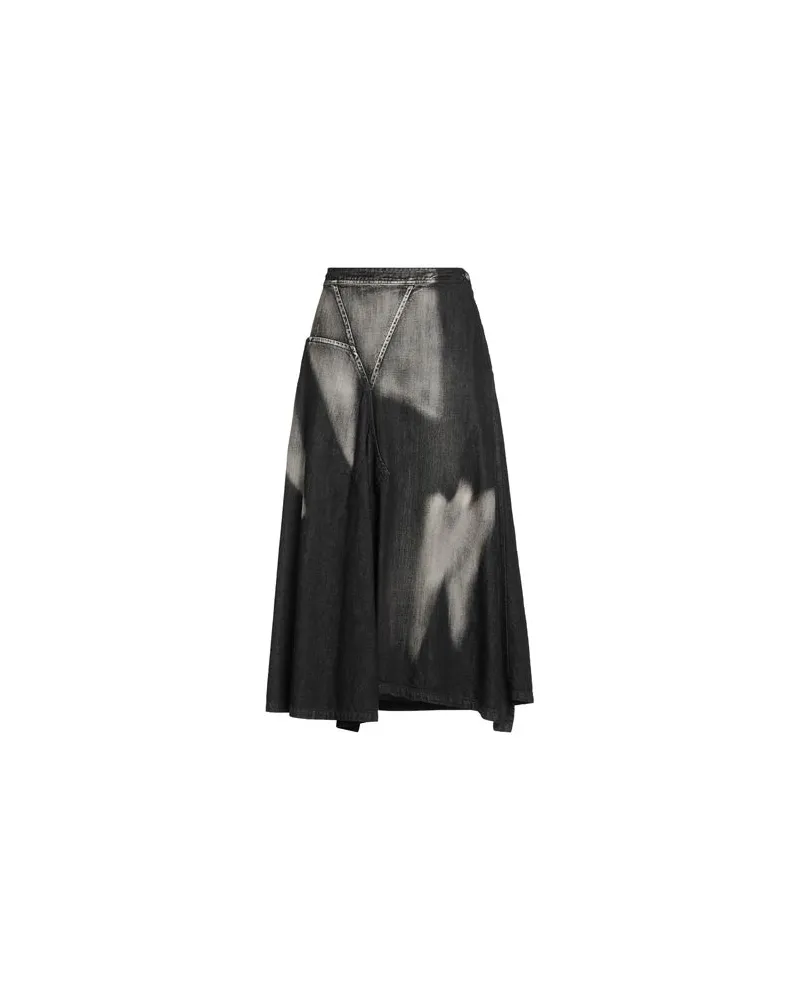 Y'S YOHJI YAMAMOTO HOSEN & RÖCKE - Jeansröckeauf YOOX.COM Schwarz